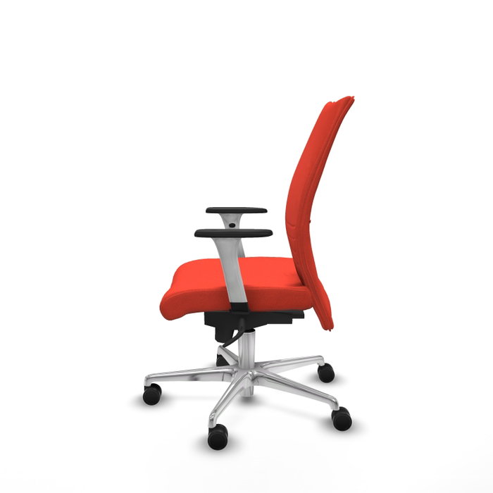 Piqueras Y Crespo Albacete Confidente - Chaise de bureau orange foncé avec mécanisme synchrone