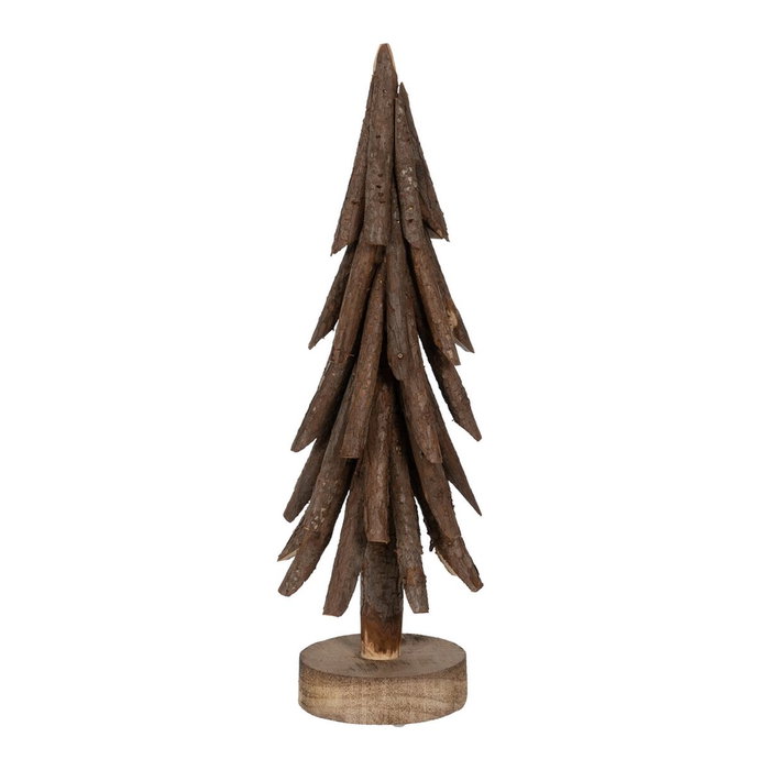Sapin de Noël Marron Bois de paulownia Arbre 21 x 21 x 60 cm Sapin de Noël Marron Bois de paulownia Arbre 21 x 21 x 60 cm