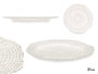 Vivalto Assiette à dessert 21 cm en verre transparent compatible lave-vaisselle (Set de 24)