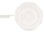 Vivalto Assiette à dessert 21 cm en verre transparent compatible lave-vaisselle (Set de 24)