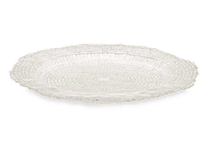 Vivalto Assiette à dessert 21 cm en verre transparent compatible lave-vaisselle (Set de 24) Vivalto Assiette à dessert 21 cm en verre transparent compatible lave-vaisselle (Set de 24)
