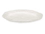 Vivalto Assiette à dessert 21 cm en verre transparent compatible lave-vaisselle (Set de 24)