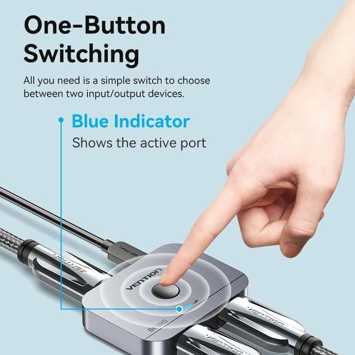 Commutateur HDMI Vention AKPH0 Gris 1 m Commutateur HDMI Vention AKPH0 Gris 1 m