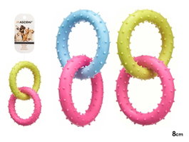 MASCOW Lot de 2 anneaux en silicone 8cm assortis