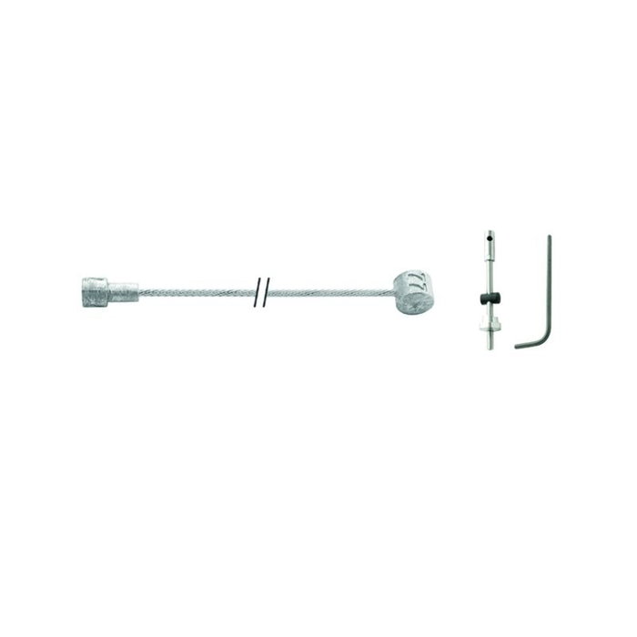 XLC Câble de frein BR-X89 pour frein à tambour double tête, 2250 mm XLC Câble de frein BR-X89 pour frein à tambour double tête, 2250 mm