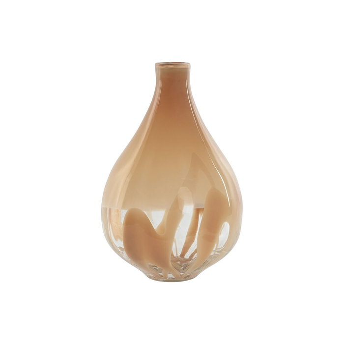 Vase Home ESPRIT Pêche Verre Moderne 22 x 22 x 33,5 cm Vase Home ESPRIT Pêche Verre Moderne 22 x 22 x 33,5 cm