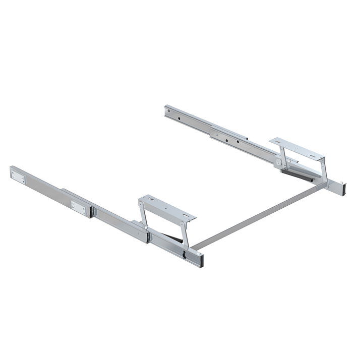 Emuca Coulisses pour table extensible et relevable Oplà Top, Aluminium, Acier inox anodisé Emuca Coulisses pour table extensible et relevable Oplà Top, Aluminium, Acier inox anodisé