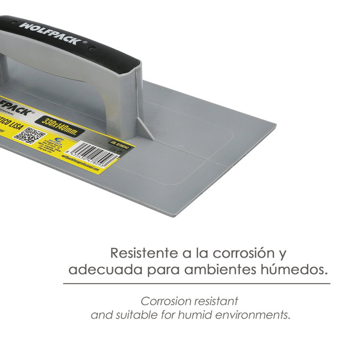 WOLFPACK LINEA PROFESIONAL Talocha Plastico Lisa Jaune 360 x 190 mm WOLFPACK LINEA PROFESIONAL Talocha Plastico Lisa Jaune 360 x 190 mm