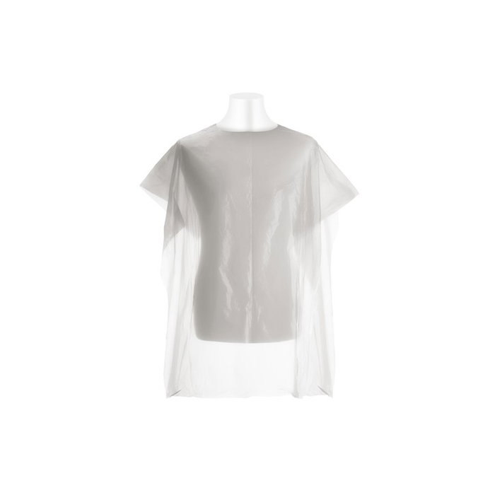 Bifull Capeline Monouso Tella White 90x115cm en Polyéthylène Bifull Capeline Monouso Tella White 90x115cm en Polyéthylène