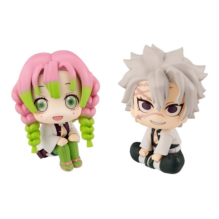 Megahouse Look Up Series Kimetsu no Yaiba Demon Slayer - Figurines Mitsuri Kanroji & Sanemi Shinazugawa, Environ 11 cm Megahouse Look Up Series Kimetsu no Yaiba Demon Slayer - Figurines Mitsuri Kanroji & Sanemi Shinazugawa, Environ 11 cm
