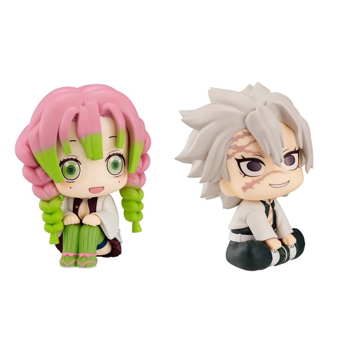 Megahouse Look Up Series Kimetsu no Yaiba Demon Slayer - Figurines Mitsuri Kanroji & Sanemi Shinazugawa, Environ 11 cm Megahouse Look Up Series Kimetsu no Yaiba Demon Slayer - Figurines Mitsuri Kanroji & Sanemi Shinazugawa, Environ 11 cm