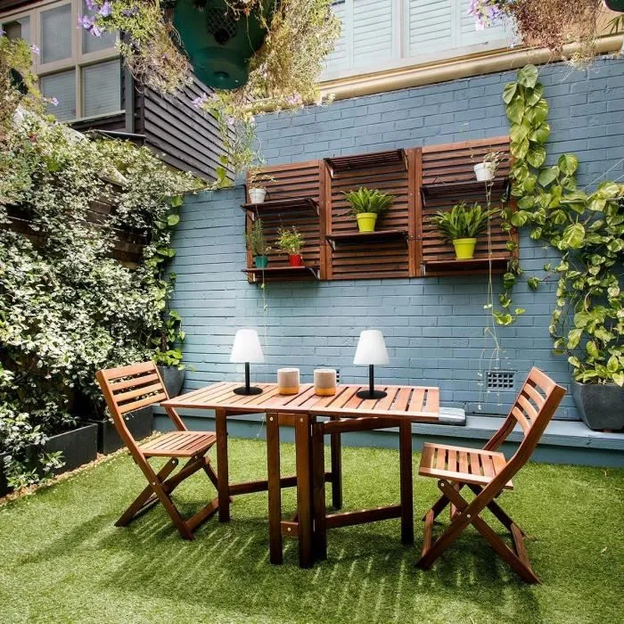 Lumisky STANDY MINI SOLAR RGB - Lampe de table solaire et rechargeable - LED multicolore et dimmable - Hauteur 36 cm