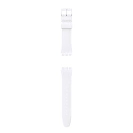 Swatch Bracelet de montre original blanc en silicone ACSUOK713