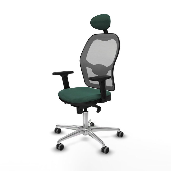 Piqueras y Crespo Chaise de Bureau avec Appui-tête 2D086G1 Vert Piqueras y Crespo Chaise de Bureau avec Appui-tête 2D086G1 Vert