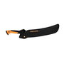 Fiskars Solid Machete 70 cm - Coutelas robuste, manche noir et orange - Ref. 1051235
