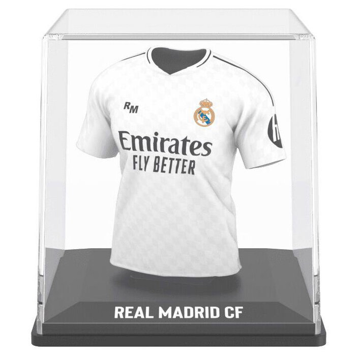 FANCOLLEX Figurine Mini Camiseta Real Madrid en vinyle, acrylique et plastique biodégradable avec étui (9,5 x 9,1 cm) FANCOLLEX Figurine Mini Camiseta Real Madrid en vinyle, acrylique et plastique biodégradable avec étui (9,5 x 9,1 cm)