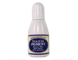 Tsukineko STAZON PIGMENT Recharge d'encre Bleu Marine 15ml