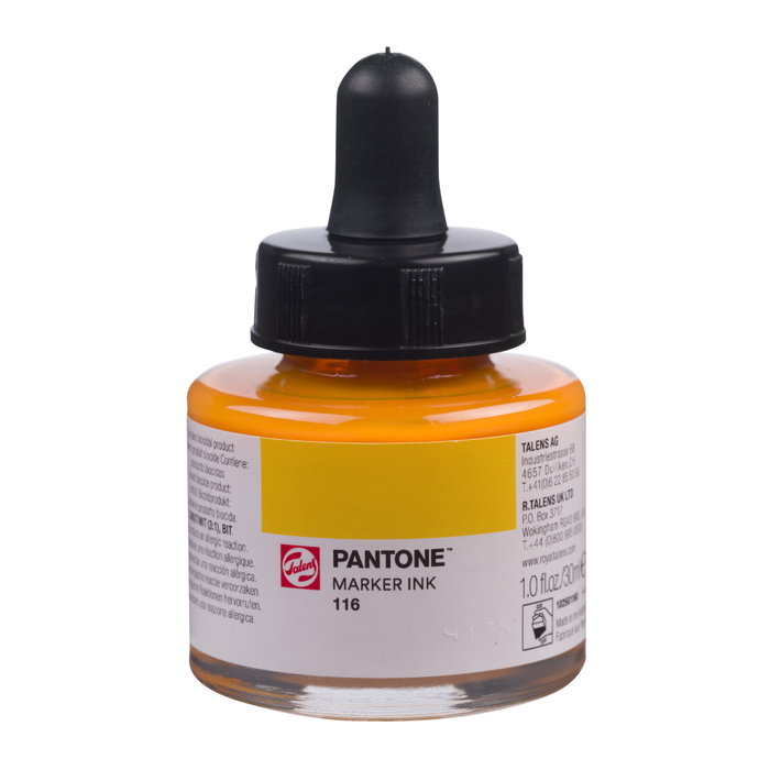 Talens | Pantone Encre pour marqueur 30 ml 116 Talens | Pantone Encre pour marqueur 30 ml 116