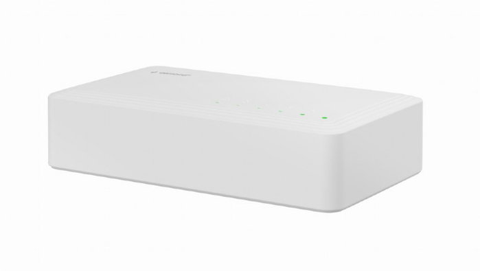 GEMBIRD NSW-G5-01 Switch 5 ports Gigabit Ethernet Blanc