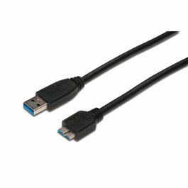 Digitus Câble USB vers micro USB AK-300117-003-S Noir 25 cm