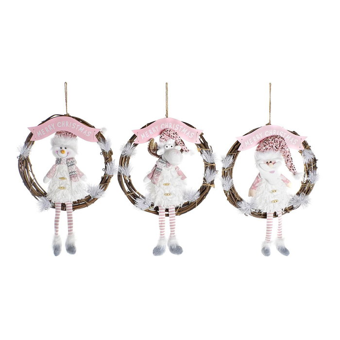 Décorations de Noël DKD Home Decor Rotin (37 x 10 x 38 cm) (3 Unités) Décorations de Noël DKD Home Decor Rotin (37 x 10 x 38 cm) (3 Unités)
