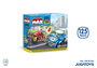 Zuru - Jeu de construction police - Voiture et moto - 125 pièces - Dimensions 20 x 17 cm - À partir de 6 ans