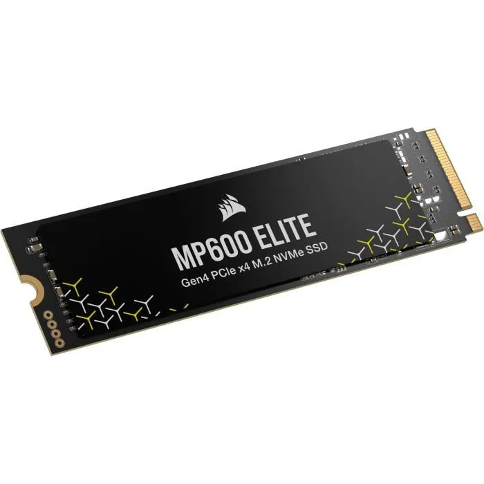 Corsair MP600 ELITE 2TB Gen4 PCIe x4 NVMe M.2 SSD Interne - Sans dissipateur