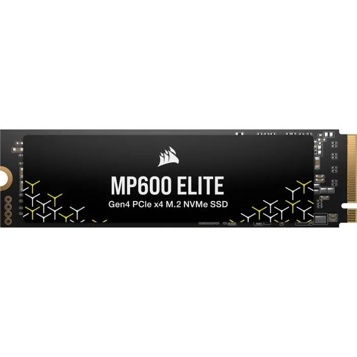 Corsair MP600 ELITE 2TB Gen4 PCIe x4 NVMe M.2 SSD Interne - Sans dissipateur