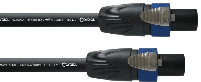 CORDIAL Câble haut-parleur Speakon 4 pôles 20m CORDIAL Câble haut-parleur Speakon 4 pôles 20m
