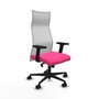 Piqueras y Crespo Chaise de Bureau Albacete Rose et Blanc