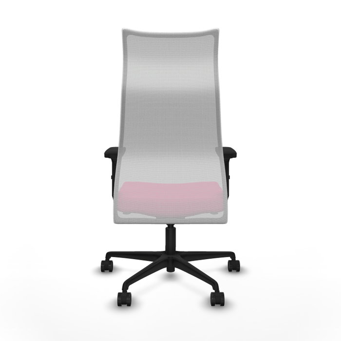 Piqueras y Crespo Chaise de Bureau Albacete Rose et Blanc