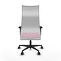 Piqueras y Crespo Chaise de Bureau Albacete Rose et Blanc