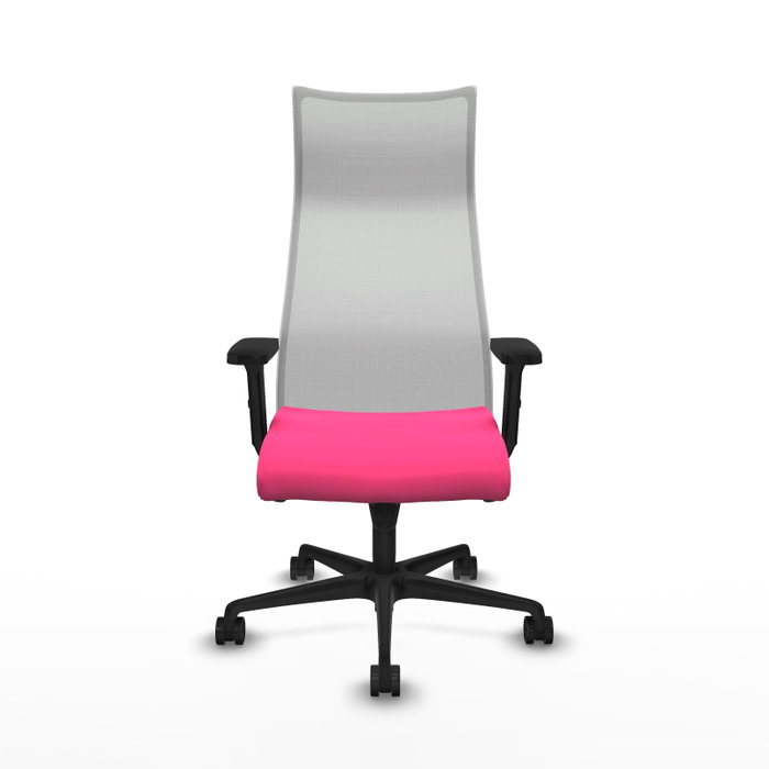 Piqueras y Crespo Chaise de Bureau Albacete Rose et Blanc