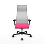 Piqueras y Crespo Chaise de Bureau Albacete Rose et Blanc