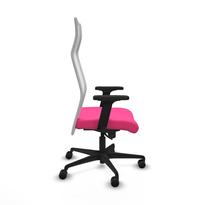 Piqueras y Crespo Chaise de Bureau Albacete Rose et Blanc