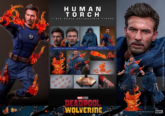 Hot Toys Deadpool & Wolverine Movie Masterpiece Human Torch 31 cm Hot Toys Deadpool & Wolverine Movie Masterpiece Human Torch 31 cm