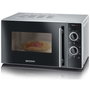 Severin MW 7771 Noir/Argent Micro-ondes 2 en 1 avec Grill