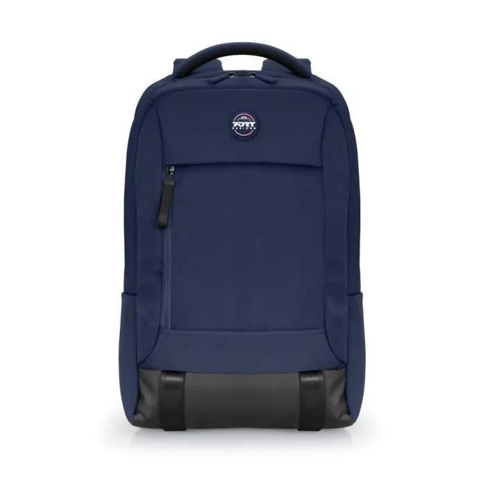 Port Designs Sac à dos Torino II pour ordinateur portable 15.6/16" et tablette 11" - 15L, compartiments rembourrés et base étanche - Bleu