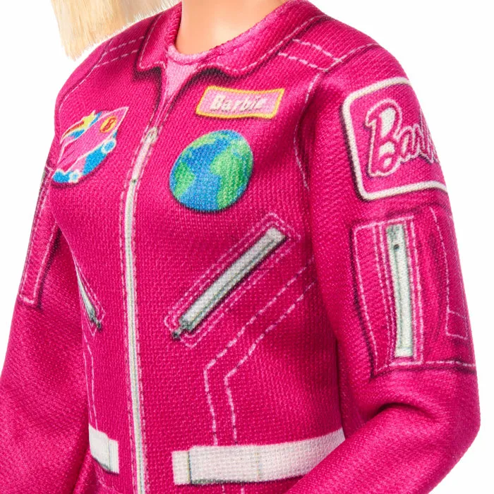 Mattel Barbie Poupée Astronaute JKF77 - Tenue Spatiale Rose Amovible - Jeu Fille à Partir de 3 Ans