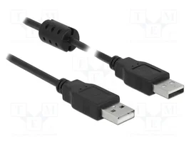 DELOCK Câble USB 2.0 USB A vers USB A 1m noir