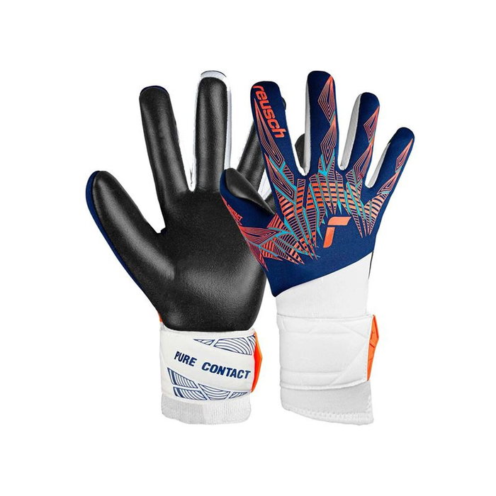 Gants de Gardien de But Reusch Pure Contact Silver Bleu Adultes 8-9 Ans Gants de Gardien de But Reusch Pure Contact Silver Bleu Adultes 8-9 Ans
