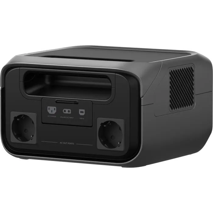 Ecoflow - Station d'énergie portable River 3 Plus - 2674W - 2048Wh - Recharge rapide - 9 ports (USB-C, USB-A, AC) - Bluetooth/Wi-Fi - Noir/gris Ecoflow - Station d'énergie portable River 3 Plus - 2674W - 2048Wh - Recharge rapide - 9 ports (USB-C, USB-A, AC) - Bluetooth/Wi-Fi - Noir/gris