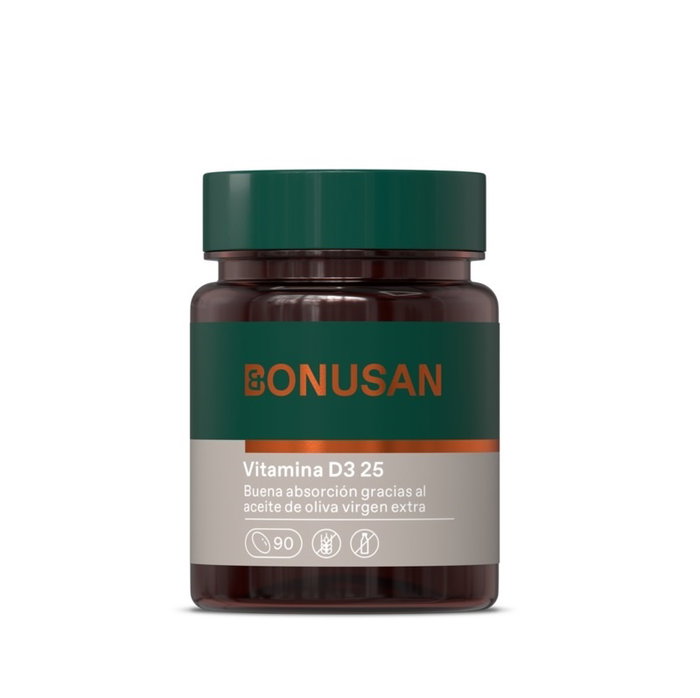 BONUSAN Vitamine D3 25 mcg (1000 UI) 90 perles
