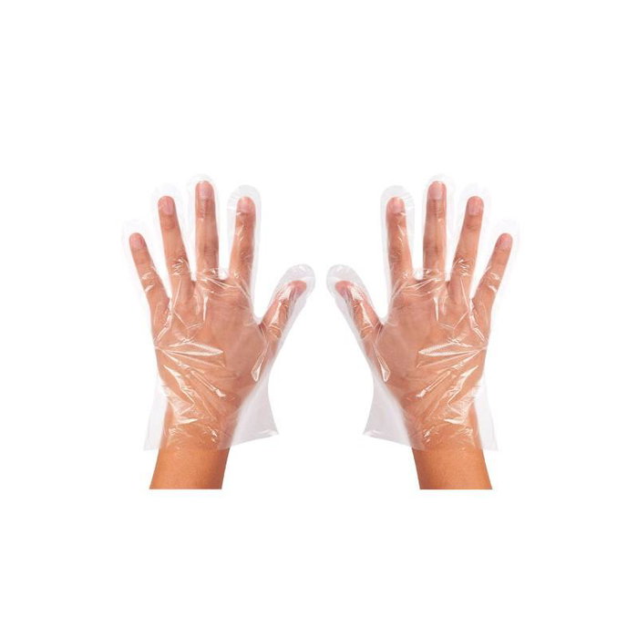 Bifull - Gants jetables en polyéthylène HDPE 0,6 g/pièce - Paquet de 100 unités Bifull - Gants jetables en polyéthylène HDPE 0,6 g/pièce - Paquet de 100 unités