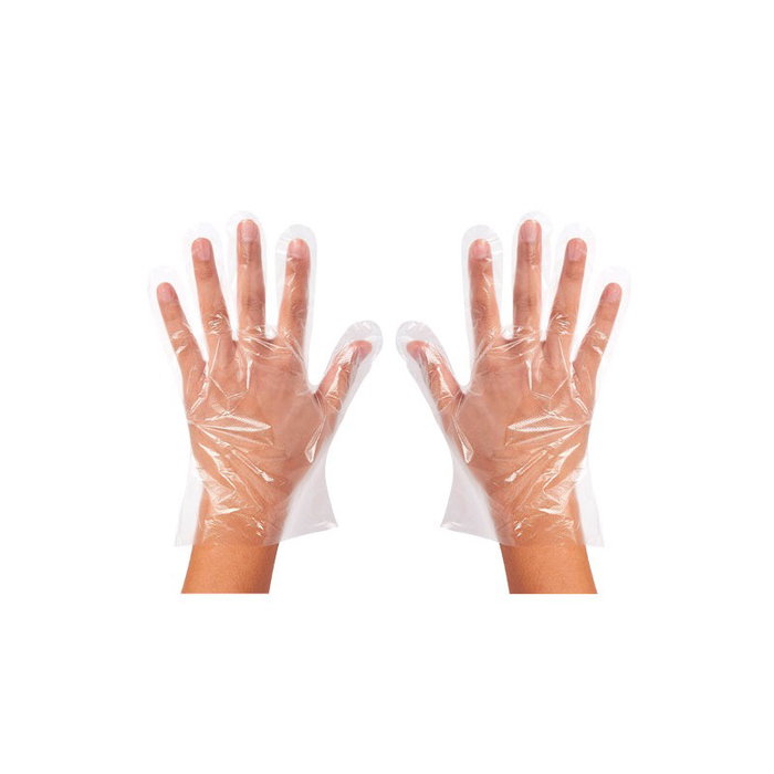 Bifull Gants jetables en polyéthylène HDPE, pack de 100 unités Bifull Gants jetables en polyéthylène HDPE, pack de 100 unités