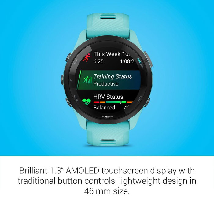 Montre intelligente Garmin Forerunner 265 Bleu 1,3" 46 mm