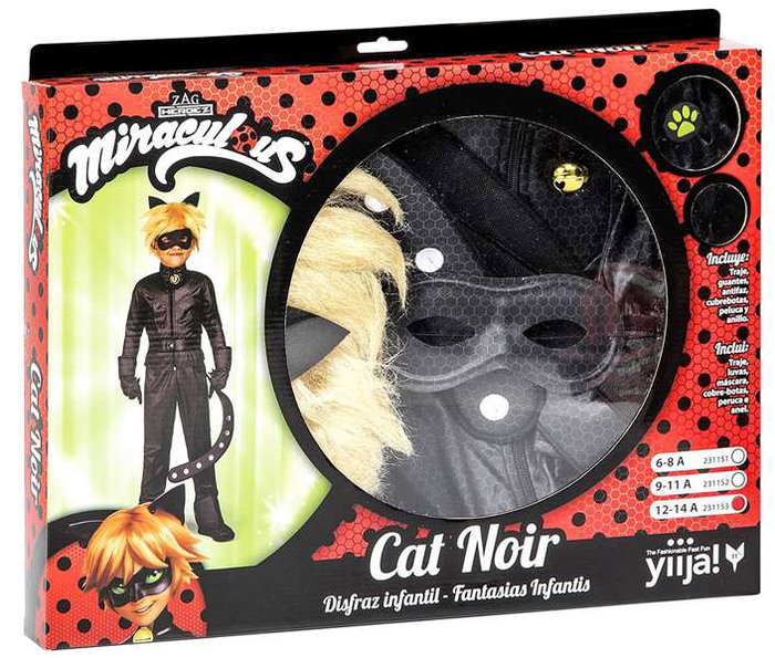 My Other Me Déguisement Cat Noir pour Enfants - Noir
