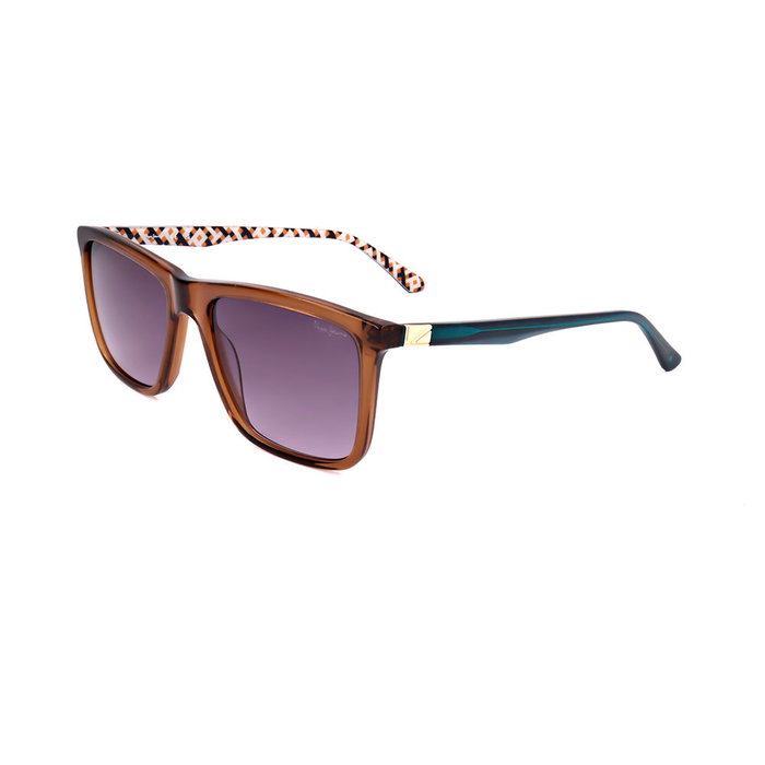 Pepe Jeans PJ7433 Lunettes de soleil homme - Monture acétate rectangulaire 56-18-145 mm