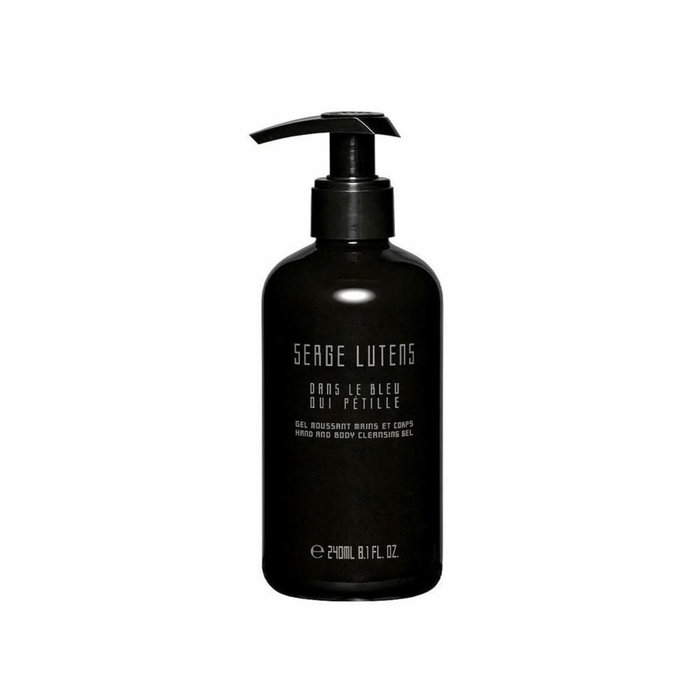 Serge Lutens Dans le bleu qui pétille Gel nettoyant mains et corps 240 ml Serge Lutens Dans le bleu qui pétille Gel nettoyant mains et corps 240 ml