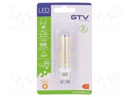 GTV Poland Lampe LED G9 blanc ambiant 9,5W 900lm